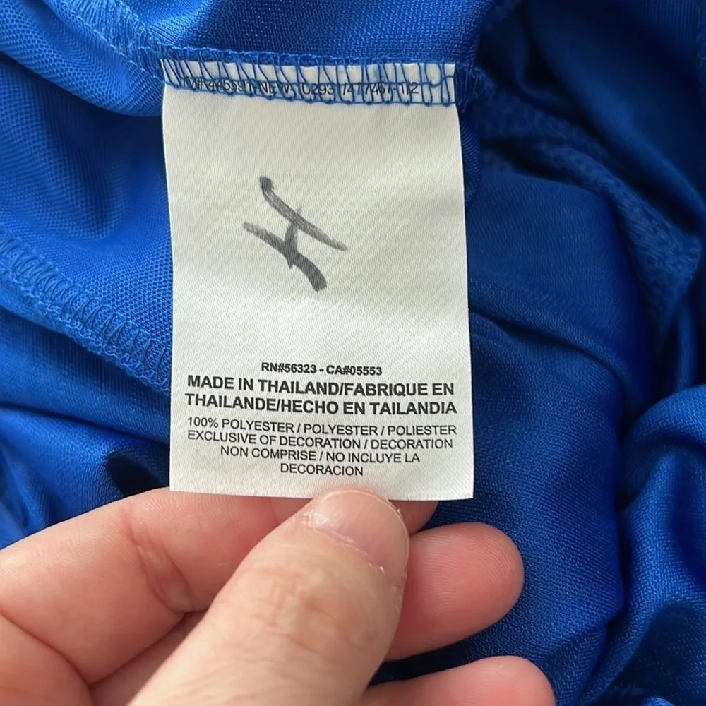 Nike Tonal Pinstripe Basketball Shorts Blue Size Large